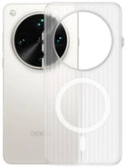 Kapa Wave Magnetic Frosted Grip Back Cover for Oppo Find X8 Pro | [MagSafe Compatible] Wireless charging, Slim, Metal Buttons Matte Finish Back Case (White) - Mobizang