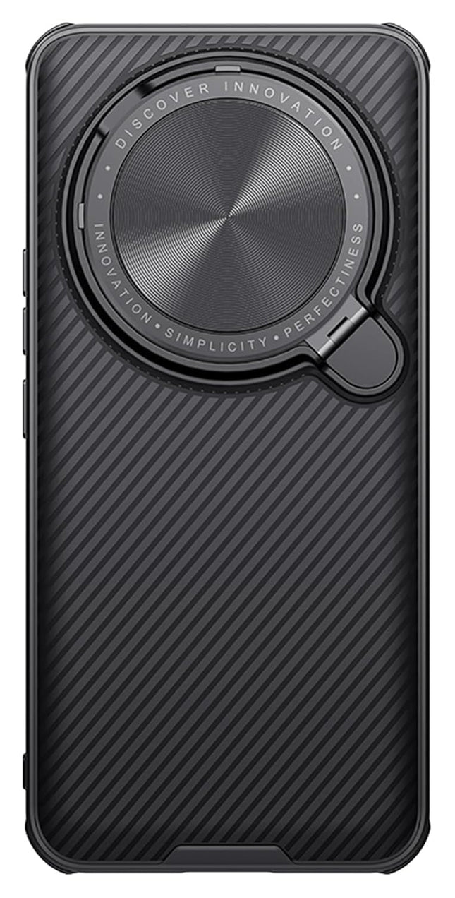 Kapa Camshield Back Cover for Xiaomi 14 ULTRA (5G) | Inbuilt Slider Shockproof Lens Protection Case (Black)