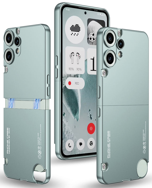 Kapa Double Dip Full 360 Protection Back Case Cover for CMF Phone 2 Pro (Green)