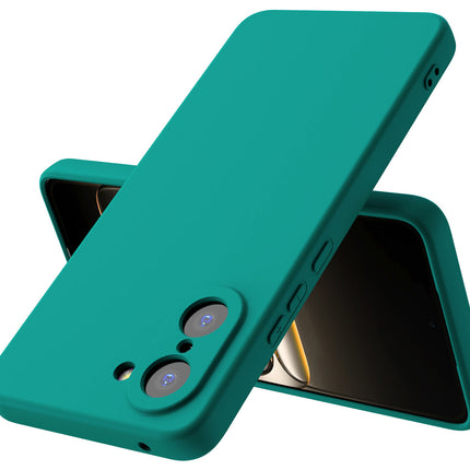 Kapa Matte Protective Lens Flexible Back Cover for OnePlus Nord CE 5 | Slim Silicone with Soft Lining Shockproof Full Body Bumper Case (Green)