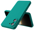 Kapa Matte Protective Lens Flexible Back Cover for OnePlus Nord CE 5 | Slim Silicone with Soft Lining Shockproof Full Body Bumper Case (Green)