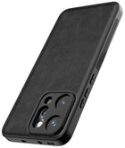 Kapa Tux Leather Back Cover for Oppo Reno 14 PRO 5G | Slim Shockproof Camera Protection Bumper Case (Black)
