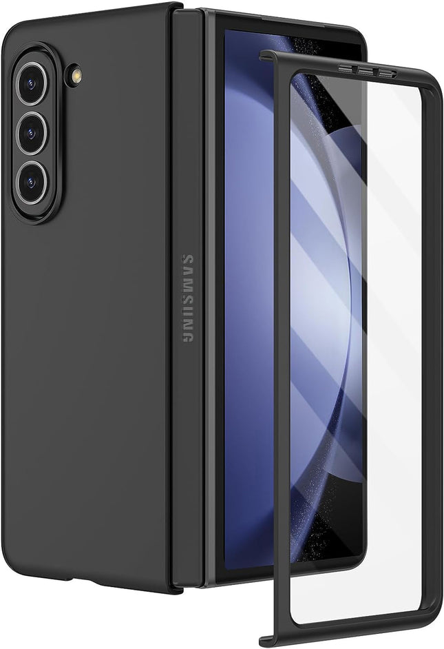 Kapa Ultra Thin Back Case for Samsung Galaxy Z Fold 5 | Full Body Protection Hard Back Cover, Black