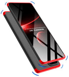 Kapa Double Dip Full 360 Protection Back Case Cover for Vivo V30 (5G) / Vivo 30 Pro (5G) (Red , Black)