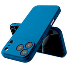 Kapa Matte Protective Lens Flexible Back Cover for Apple iPhone 17 Pro Max | Slim Silicone with Soft Lining Shockproof Full Body Bumper Case (Blue)