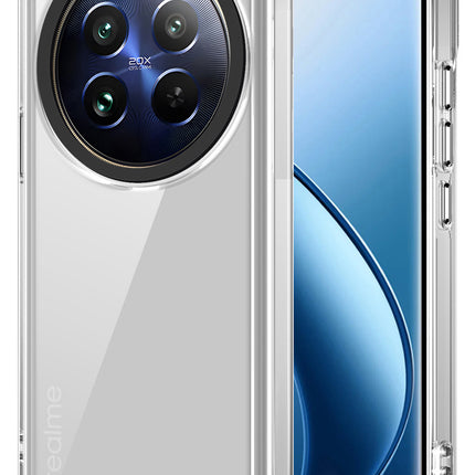Kapa Warrior Acrylic Clear Back Cover For Realme 13 PRO / 13 PRO PLUS | Slim Shockproof [Military Grade Protection] Hybrid Bumper Case (Transparent Sides)