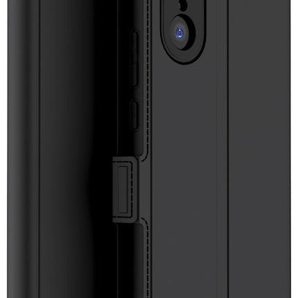 Kapa Noble Slim Magnetic Leather Flip Case Cover for OnePlus Nord CE 5 | Card Holder Stand Flip Wallet Case (Black)
