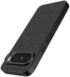 Kapa Soft Full Fabric Protective Back Case Cover for Google Pixel 10 Pro XL | Shockproof Slim Hard Anti Slip Back Case (Black)