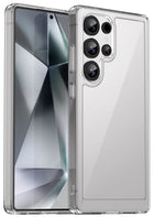 Kapa Unicorn Acrylic Clear Back Cover For Samsung Galaxy S25 Ultra | Slim Shockproof [Military Grade Protection] Hybrid Bumper Case (Clear Sides)