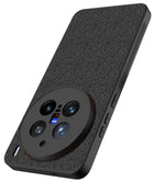 Kapa Soft Full Fabric Protective Back Case Cover for Vivo X200 Pro (5G) | Shockproof Slim Hard Anti Slip Back Case (Black) - Mobizang
