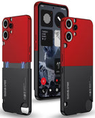 Kapa Double Dip Full 360 Protection Back Case Cover for CMF Phone 2 Pro (Red,Black)
