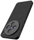 Kapa Soft Full Fabric Protective Back Case Cover for Vivo X200 (5G) | Shockproof Slim Hard Anti Slip Back Case (Black) - Mobizang