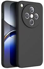Kapa Matte Protective Lens Flexible Back Cover for Oppo Find X8 | Slim Silicone with Soft Lining Shockproof Full Body Bumper Case (Black) - Mobizang