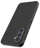 Kapa Soft Full Fabric Protective Back Case Cover for Samsung Galaxy A16 | Shockproof Slim Hard Anti Slip Back Case (Black) - Mobizang