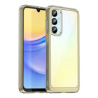Kapa Unicorn Acrylic Clear Back Cover For Samsung Galaxy A16 | Slim Shockproof [Military Grade Protection] Hybrid Bumper Case (Grey Sides)
