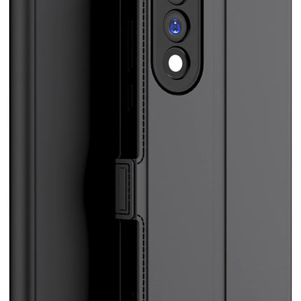 Kapa Noble Slim Magnetic Leather Flip Case Cover for OnePlus Nord 5 | Card Holder Stand Flip Wallet Case (Black)