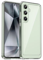 Kapa Unicorn Acrylic Clear Back Cover For Samsung Galaxy S24 FE | Slim Shockproof [Military Grade Protection] Hybrid Bumper Case (Clear Sides)