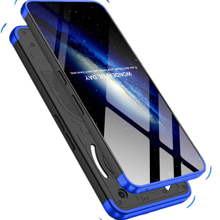 Kapa Double Dip Full 360 Protection Back Case Cover for Nothing Phone 3A 5G (Black,Blue) - Mobizang