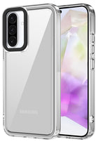 Kapa Warrior Acrylic Clear Back Cover For Samsung Galaxy A36 | Slim Shockproof [Military Grade Protection] Hybrid Bumper Case (Clear Sides) - Mobizang