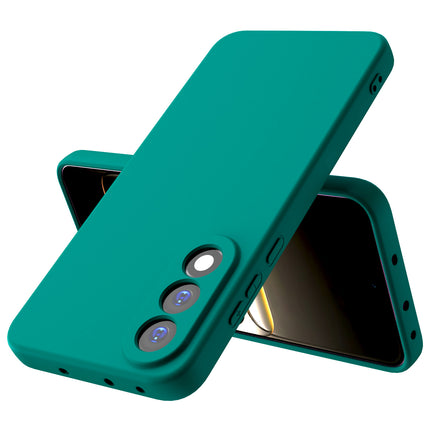 Kapa Matte Protective Lens Flexible Back Cover for OnePlus Nord 5 | Slim Silicone with Soft Lining Shockproof Full Body Bumper Case (Green)
