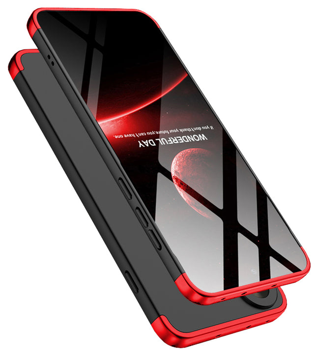 Kapa Double Dip Full 360 Protection Back Case Cover for OnePlus Nord 5 (Red,Black)