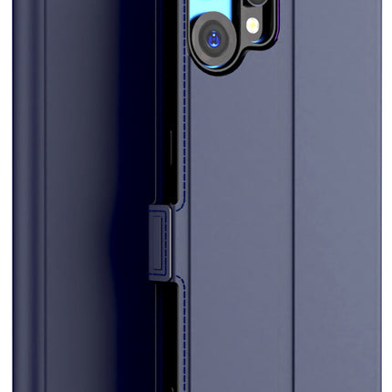 Kapa Noble Slim Magnetic Leather Flip Case Cover for CMF Phone 2 Pro | Card Holder Stand Flip Wallet Case (Blue)