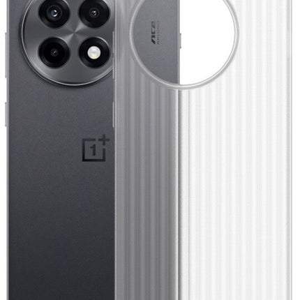 Kapa Matte Wave Grip Back Cover for OnePlus 13R | Ultra Slim [With Metal Buttons] Frosted Back Case (White)
