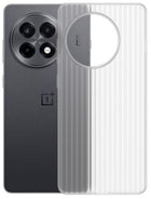 Kapa Matte Wave Grip Back Cover for OnePlus 13R | Ultra Slim [With Metal Buttons] Frosted Back Case (White)