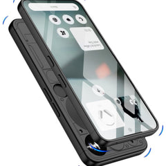 Kapa Double Dip Full 360 Protection Back Case Cover for Nothing Phone 3 5G (Black) - Mobizang