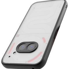 Kapa Hawkeye Clear Back Cover for Nothing Phone 2A | Camera Lens Protector Shockproof Slim Clear Case Cover (Black Sides) - Mobizang