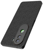 Kapa Soft Full Fabric Protective Back Case Cover for Vivo V40E / iQOO Z9S | Shockproof Slim Hard Anti Slip Back Case (Black) - Mobizang