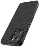Kapa Soft Full Fabric Protective Back Case Cover for Oppo Reno 14 PRO 5G | Shockproof Slim Hard Anti Slip Back Case (Black) - Mobizang