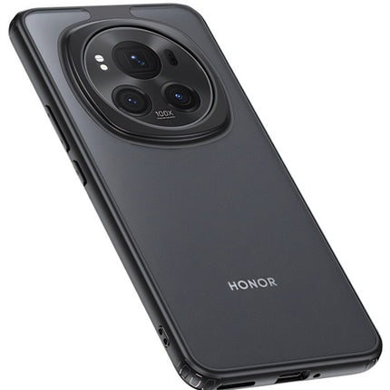 Kapa Shield Frosted Acrylic Back Shock Proof Case Cover for Honor Magic 6 PRO (Black)