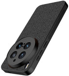 Kapa Soft Full Fabric Protective Back Case Cover for Vivo X300 Pro 5G | Shockproof Slim Hard Anti Slip Back Case (Black)
