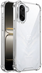 Kapa Airbag Armor Back Cover for OnePlus Nord CE 5 | Clear Slim Shockproof [Military Grade Protection] Hybrid Bumper Case (Clear)