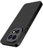 Kapa Soft Full Fabric Protective Back Case Cover for IQOO 15 5G | Shockproof Slim Hard Anti Slip Back Case (Black)