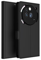 Kapa Noble Slim Magnetic Leather Flip Case Cover for Nothing Phone 3A Pro | Card Holder Stand Flip Wallet Case (Black)