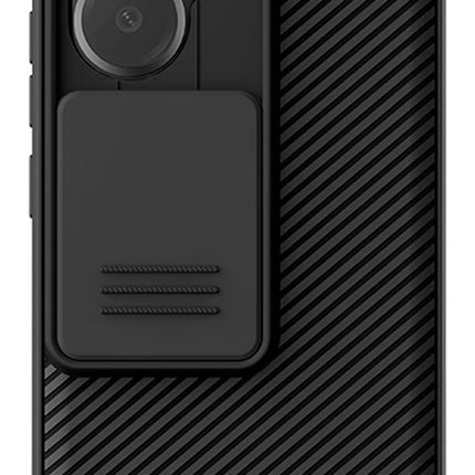KAPA Camshield Back Cover for Redmi Note 13 Pro Plus (5G) | Inbuilt Slider Shockproof Lens Protection Case (Black)