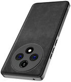 Kapa Tux Leather Back Cover for Oppo F27 Pro / Oppo F27 Pro Plus | Slim Shockproof Camera Protection Bumper Case (Black)