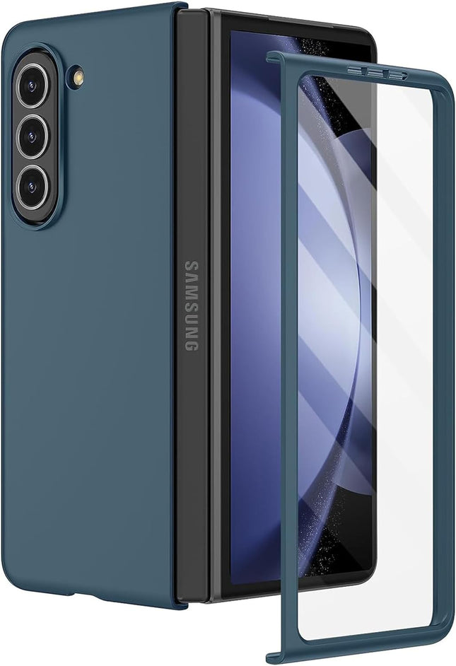 Kapa Ultra Thin Back Case for Samsung Galaxy Z Fold 7 | Full Body Protection Hard Back Cover, Grey Green