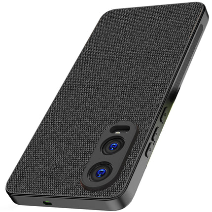 Kapa Soft Full Fabric Protective Back Case Cover for OnePlus Nord CE 4 Lite | Shockproof Slim Hard Anti Slip Back Case (Black)
