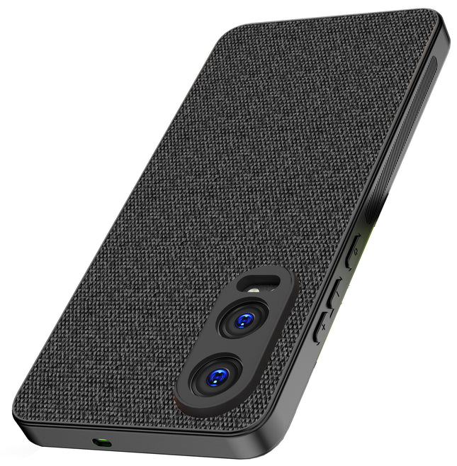 Kapa Soft Full Fabric Protective Back Case Cover for OnePlus Nord CE 4 Lite | Shockproof Slim Hard Anti Slip Back Case (Black)