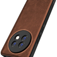 Kapa Tux Leather Back Cover for Realme 13 PRO / 13 PRO PLUS | Slim Shockproof Camera Protection Bumper Case (Brown) - Mobizang