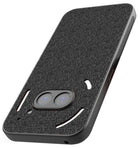 Kapa Soft Full Fabric Protective Back Case Cover for Nothing Phone 2A | Shockproof Slim Hard Anti Slip Back Case (Black)