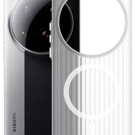 Kapa Wave Magnetic Frosted Grip Back Cover for Xiaomi 15 Ultra | [MagSafe Compatible] Wireless charging, Slim, Metal Buttons Matte Finish Back Case (White)
