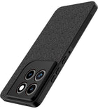 Kapa Soft Full Fabric Protective Back Case Cover for Moto Edge 70 | Shockproof Slim Hard Anti Slip Back Case (Black)