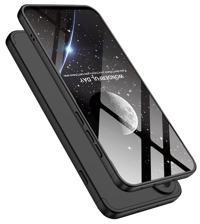 Kapa Double Dip Full 360 Protection Back Case Cover for OnePlus Nord 5 (Black)