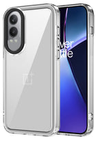 Kapa Warrior Acrylic Clear Back Cover For OnePlus Nord CE 4 Lite | Slim Shockproof [Military Grade Protection] Hybrid Bumper Case (Clear Sides) - Mobizang