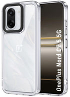 Kapa Warrior Acrylic Clear Back Cover For OnePlus Nord CE 5 | Slim Shockproof [Military Grade Protection] Hybrid Bumper Case (Clear Sides) - Mobizang
