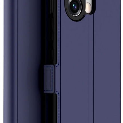 Kapa Noble Slim Magnetic Leather Flip Case Cover for Oppo K13 Turbo / K13 Turbo Pro | Card Holder Stand Flip Wallet Case (Blue)